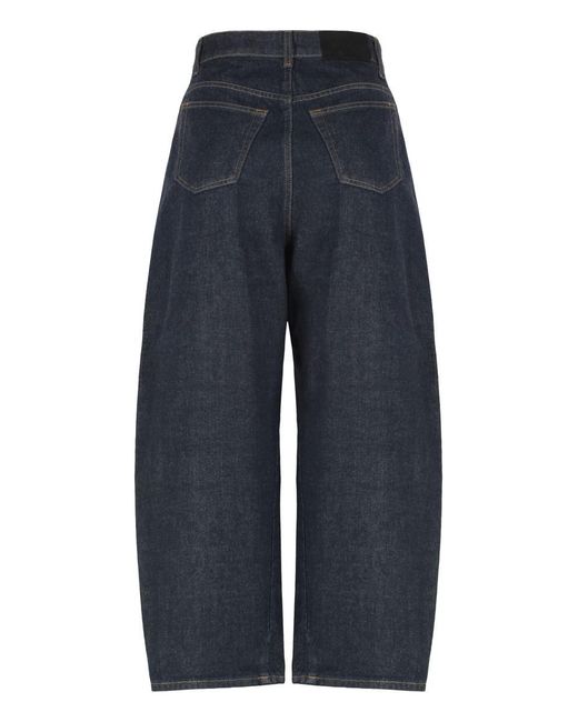 Givenchy Blue Cocoon Cropped Jeans