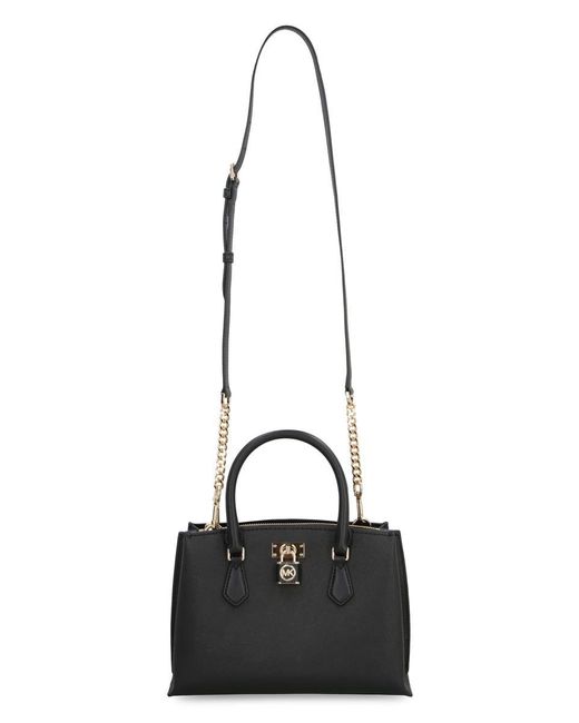 Michael Kors Black Ruby Leather Handbag