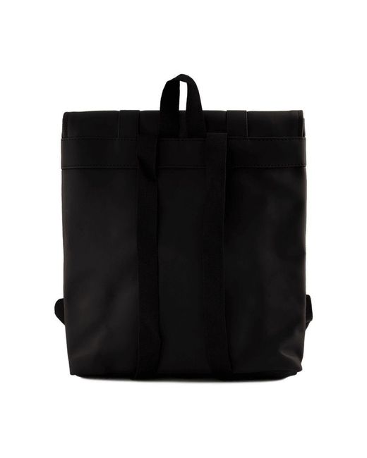 Rains Black Msn Mini Backpack
