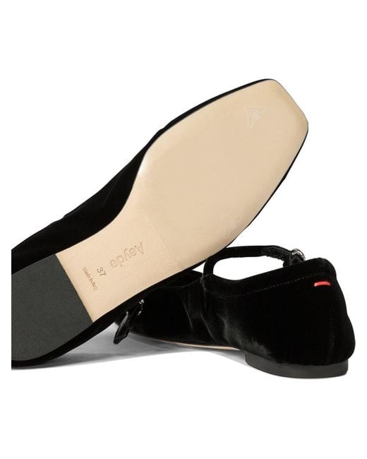 Aeyde Black Flats
