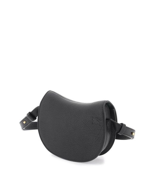 Burberry Black Rocking Horse Mini Shoulder Bag
