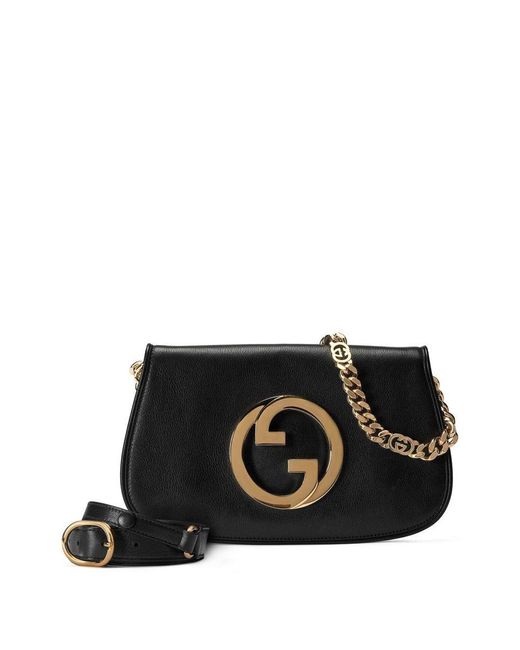 Gucci Black With Double Shoulder Strap Bags