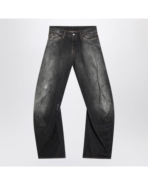 Acne Gray Loose Fit Jeans 2006F