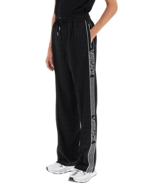 Versace Black Greca Joggers for men