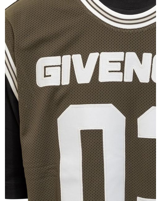 Givenchy Green Basket Fit T-shirt for men