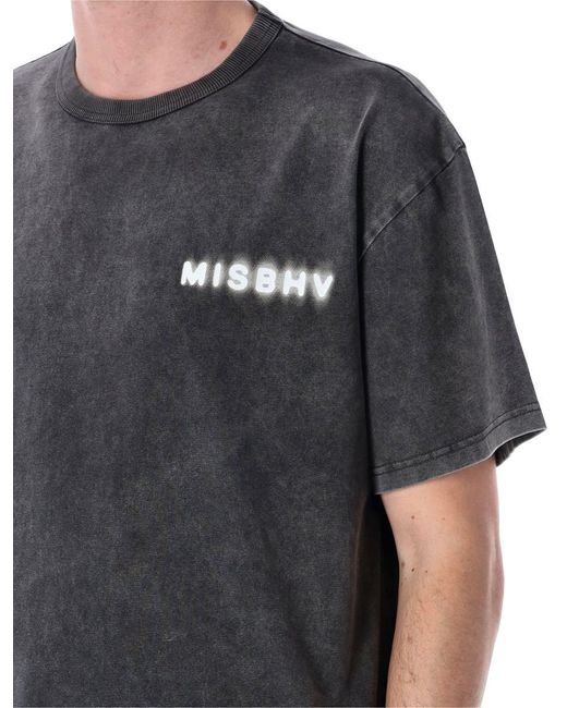 M I S B H V Black Community T-Shirt for men