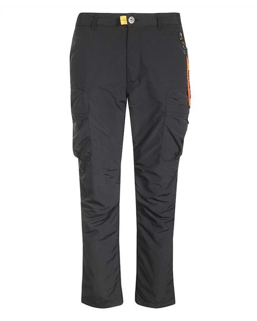 Parajumpers Gray Nylon Cargo Pants for men