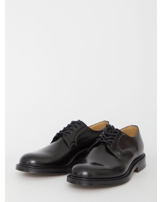 Church's Black Shannon Derby Shoes for men