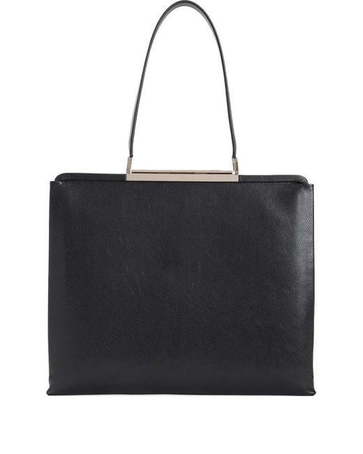Tom Ford Black Supple Grain Leather Shoulder Bag