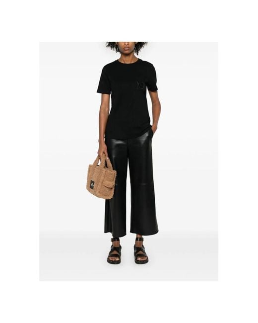 Max Mara Black Tshirt Short Sleeves