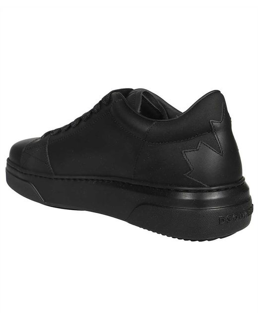 DSquared² Black Bumper Low-top Sneakers for men
