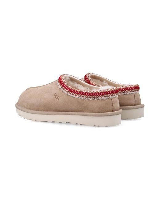 Ugg Pink Tasman Ii Suede Slippers