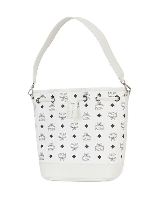 MCM White Shoulder Bags