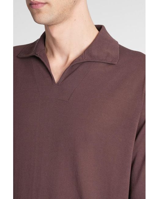 Ballantyne Purple Polo for men
