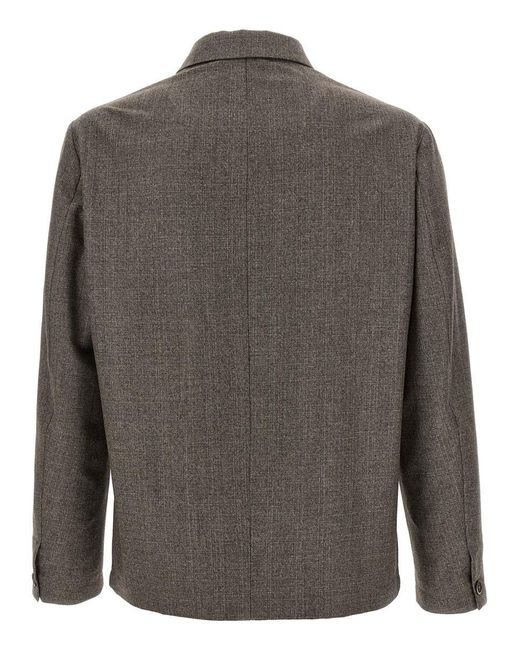 Barena Gray 'Visal' Overshirt for men