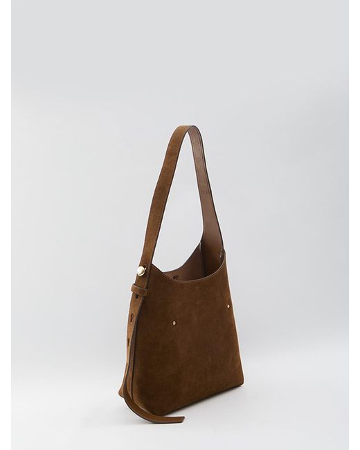 Tory Burch Brown Romy Hobo Bag Small