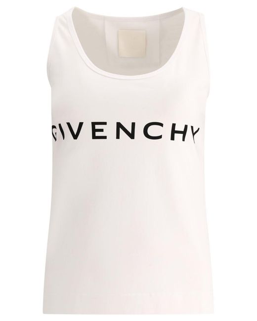 Givenchy White " Archetype" Tank Top