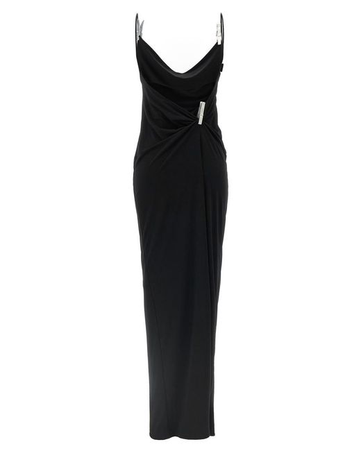 Coperni Black Washing Clip Gala Dress