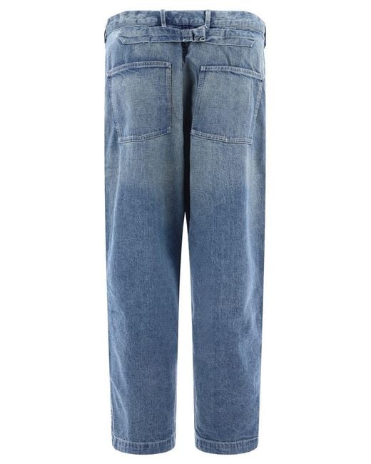 Human Made Blue "Baggy" Jeans for men