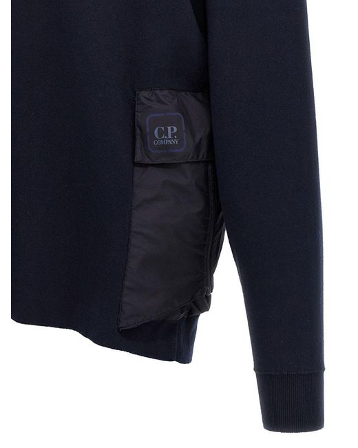 C P Company Blue 'Metropolis Series' Cardigan for men