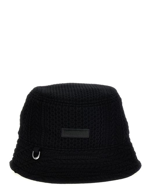 Jacquemus Black 'Le Bob Belo' Bucket Hat
