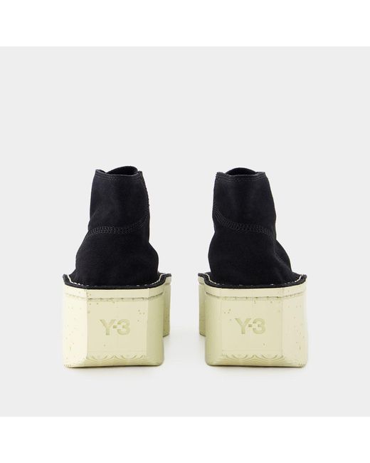 Y-3 Blue Renga Hi Sneakers