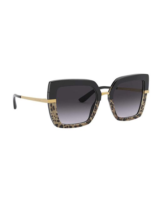 Dolce & Gabbana Black Dg4373 Sicilian Taste Sunglasses