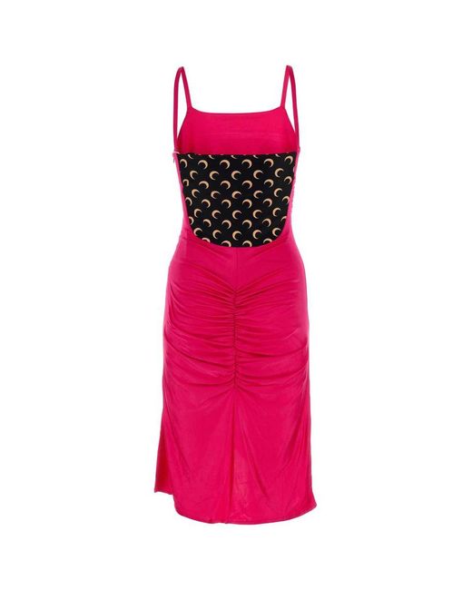 MARINE SERRE Pink Dress