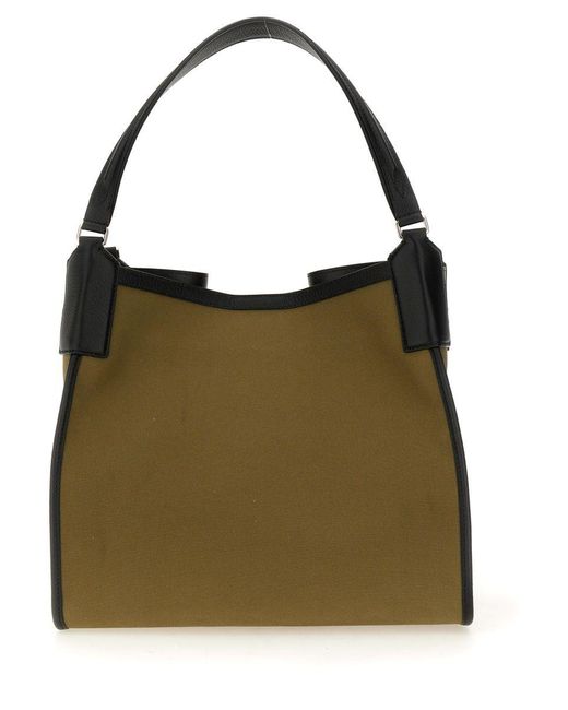 Bally Green Large Multi-Texture Handbag for men