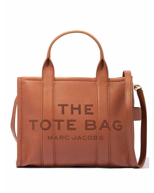 Marc Jacobs Brown Leather Tote Bag