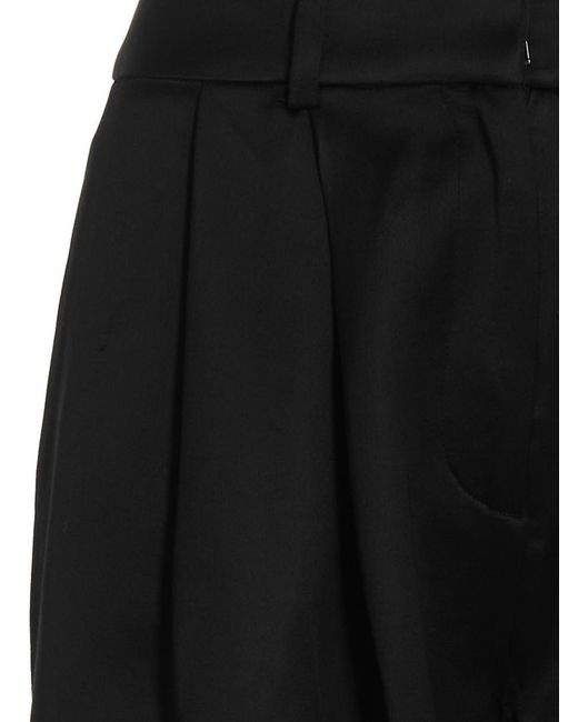 Co. Black Pants With Front Pleats