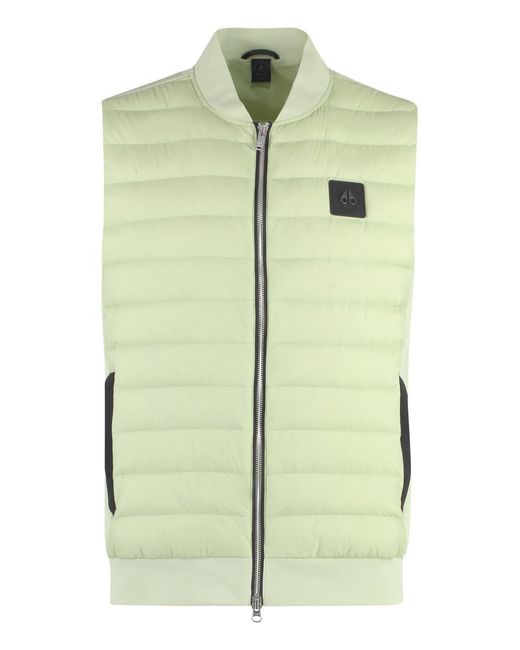 Moose Knuckles Green Air Down Explorer Padded Bodywarmer for men