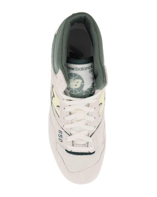 New Balance White 650 Sneakers for men