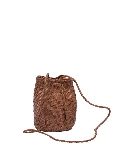 Dragon Diffusion Brown Pompom Double Jump Pompom Shape 2x Jump Design Shoulder Pouch 15x18x13 Cm