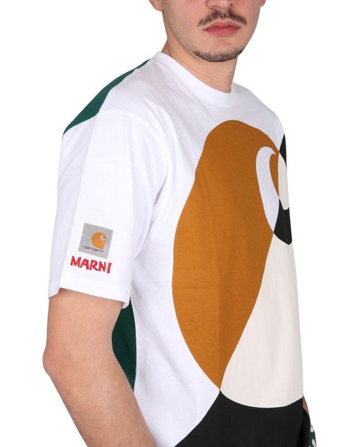 Marni Multicolor Wip T-Shirt for men