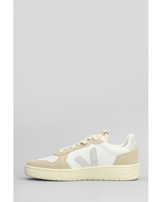 Veja White V-82 Sneakers
