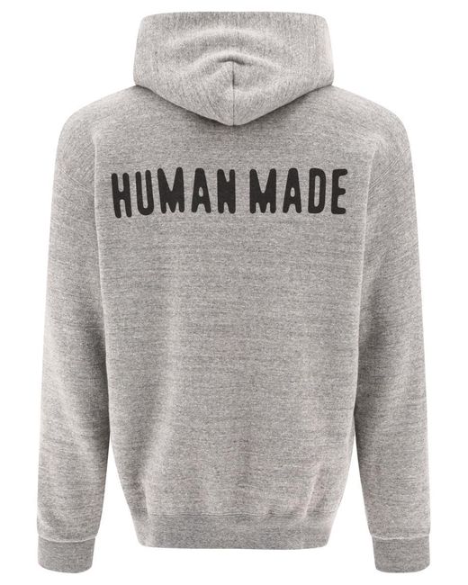 Human Made Gray Zip-up Hoodie for men