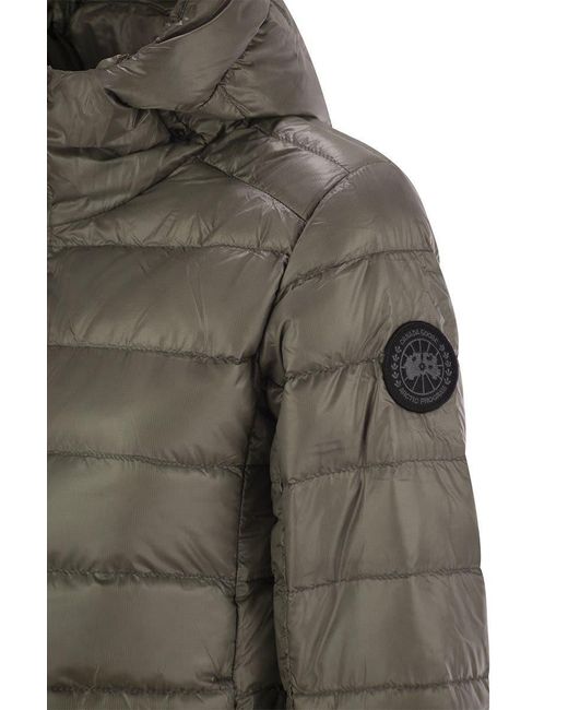 Canada Goose Green Hooded Ripstop Down Puffer Jacket