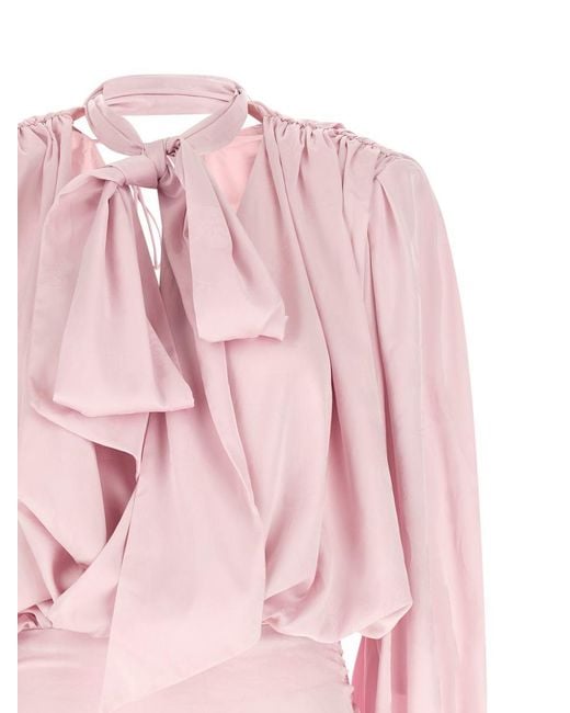 ROTATE BIRGER CHRISTENSEN Pink 'Ls Mini Dress' Dress