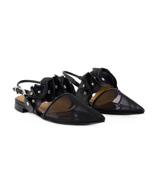 Toga Black Slingbacks Aj1398