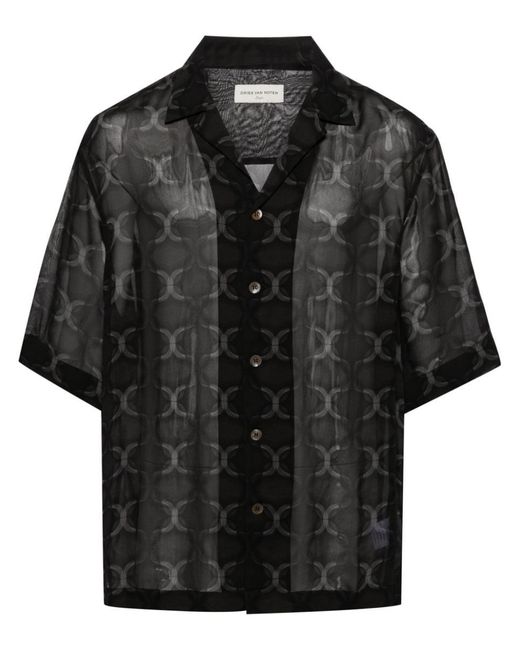 Dries Van Noten Black Cassi Shirt for men