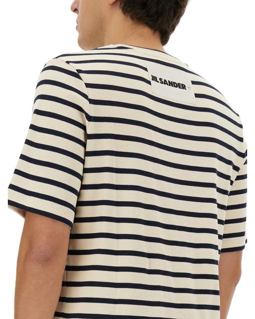 Jil Sander Multicolor Striped T-Shirt for men