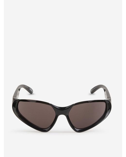 Balenciaga Gray Xpander Rectangle Sunglasses for men