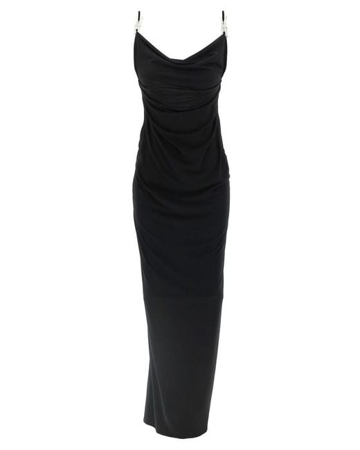 Coperni Black Washing Clip Gala Dress