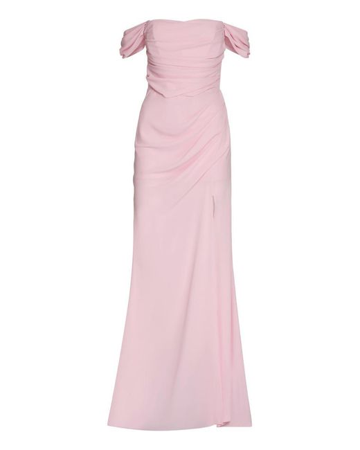 GIUSEPPE DI MORABITO Pink Crepe Dress