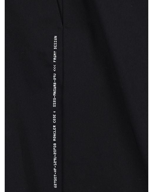 Moncler Genius Blue X Frgmt Logo Straight Pants for men