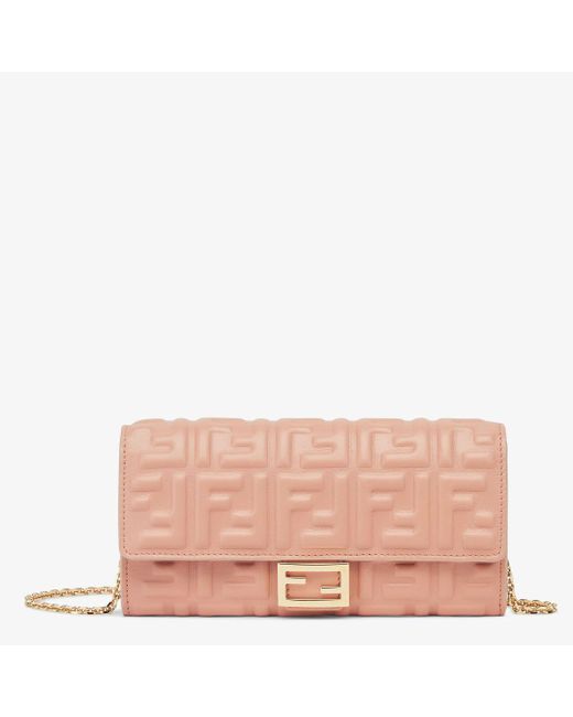 Fendi Pink Baguettewallet On Chain