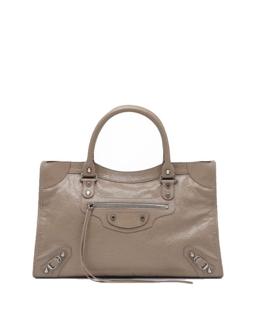 Balenciaga Gray Le City Medium Bags