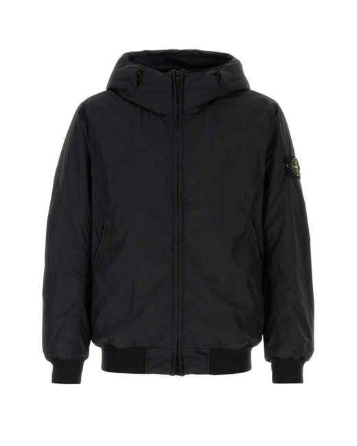 Stone Island Jackets in Black for Men Lyst