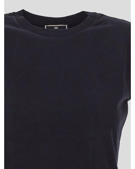 Elisabetta Franchi Black T-Shirts And Polos